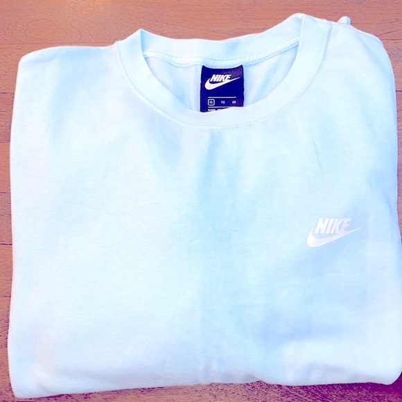 Nike Tops - NIKE  BABY BLUE  SWEATSHIRT  NWOT